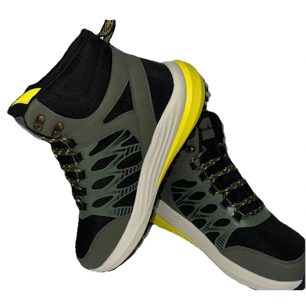 (b6/12)OrthoComfoot Men's Orthopedic Wide Waterproof  Hiking Boots Size 10.5 Men